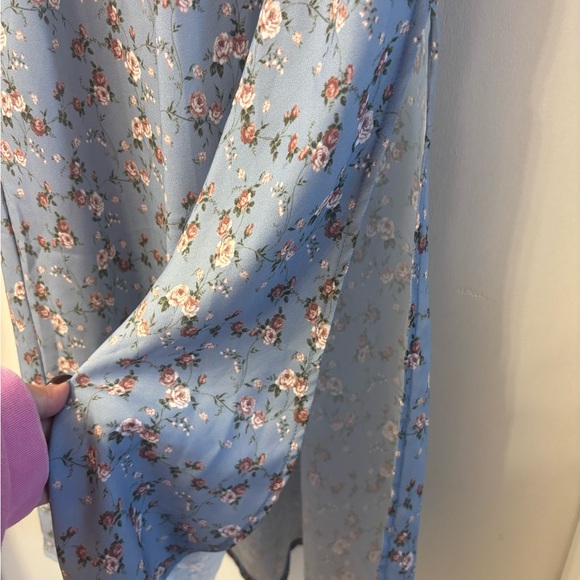 Altar'd State Blue Floral Maxi Skirt - Picture 2 of 3